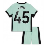 Chelsea Romeo Lavia #45 3rd trikot Kinder 2023-24 Kurzarm (+ Kurze Hosen)